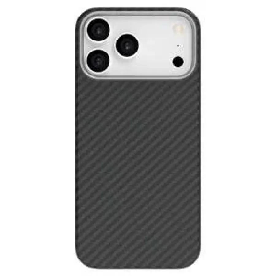 Husa Lemontti Slim Aramid/Kevlar Magsafe 1500D iPhone 17 Pro Max Negru