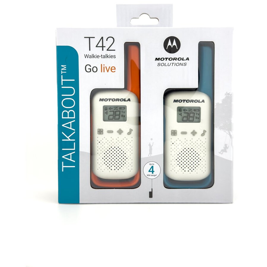 Set 2 Statii  Walkie-Talkie Talkabout T42 16 Canale Portocaliu/Albastru