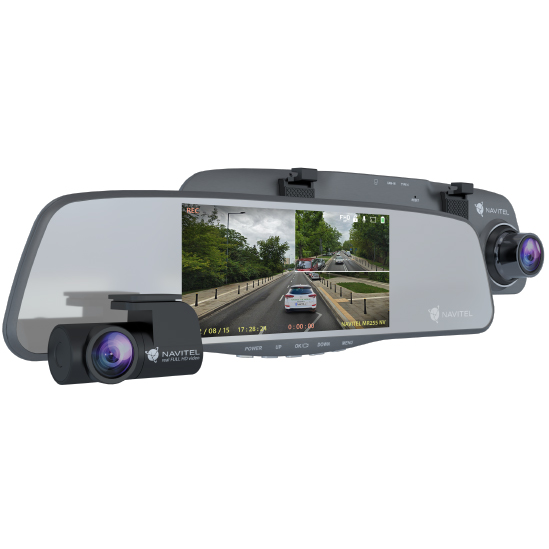 Camera Auto MR255NV DVR FHD/5.0Inch Night Vision Gri