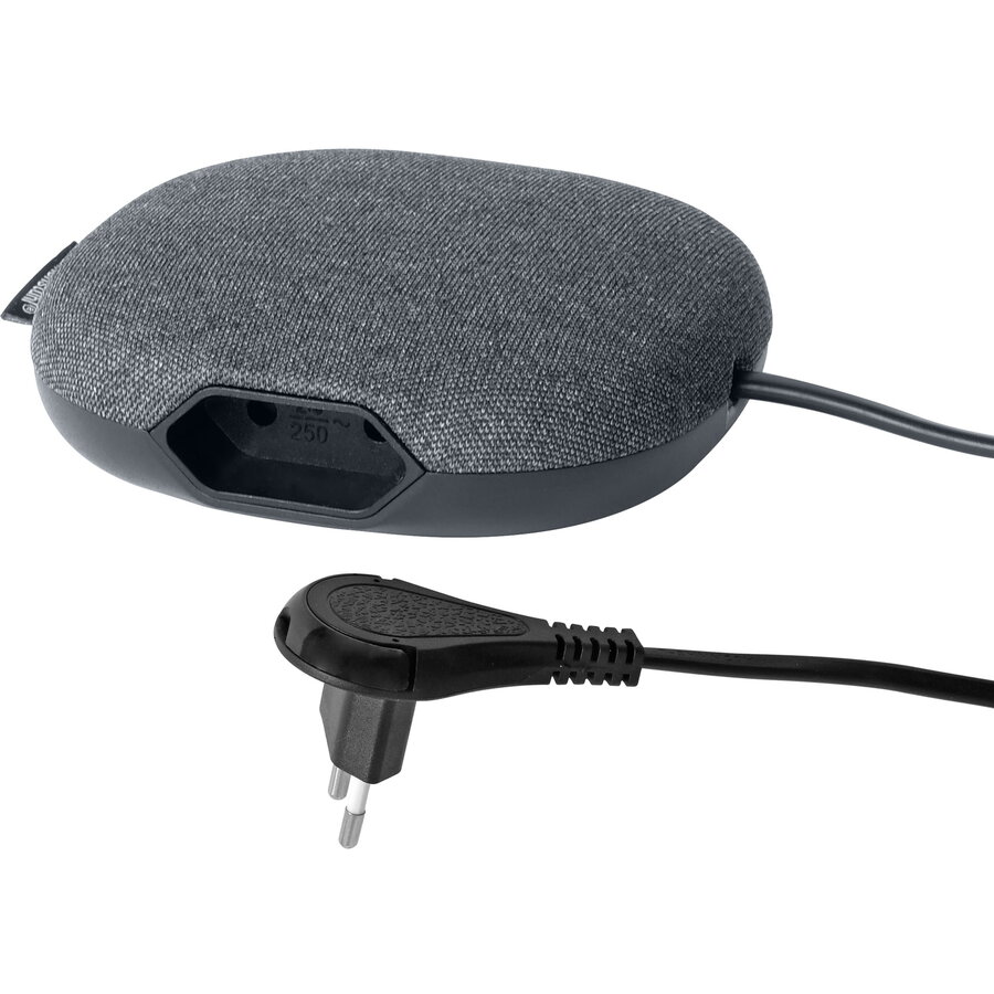 Incarcator Retea Estilo 1 Priza EURO 2x USB-A Cablu 3M Gri/Negru