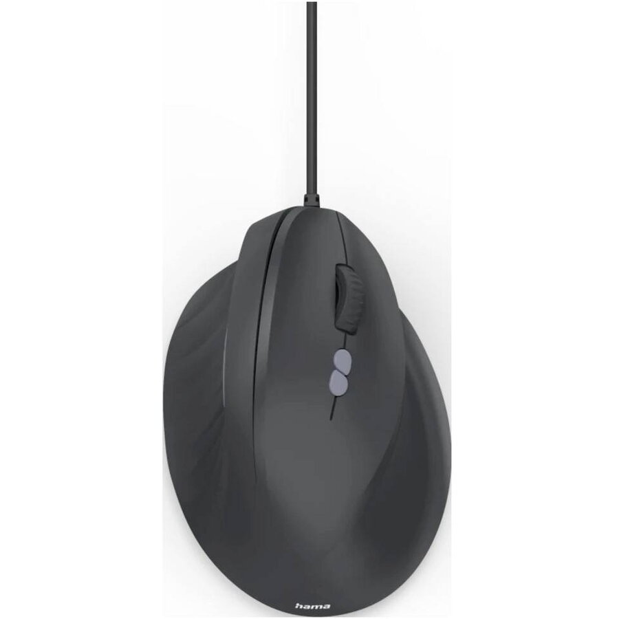 Mouse Vertical cu Fir ECM-500R Ergonomic 7 Butoane Negru
