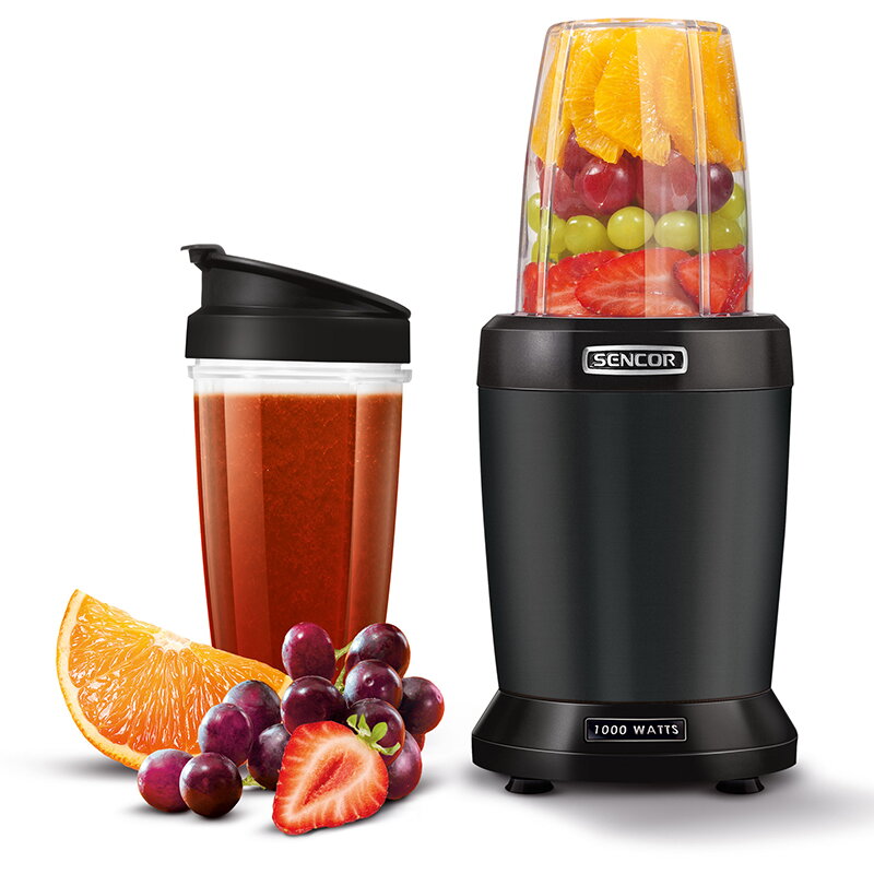 Blender Nutri Smoothie S-SNB4303BK 0.8 Litri + 1 Litru 1200W Black