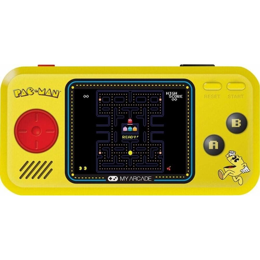 Consola Pocket Player Pac-Man Portable Gaming System (3 Games in 1) Galben