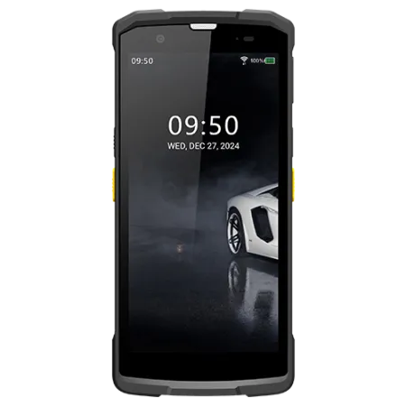 Smartphone IP Profesional Grandstream WP856 Wi-Fi6 Dual Band Display 5.5Inch RAM 4GB + ROM 64GB NFC Cititor de Bare Incorporat Android 13 IP65 Gri