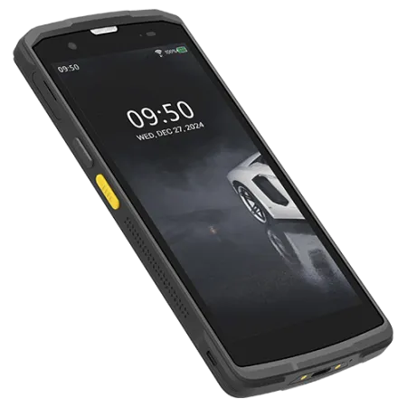 Smartphone IP Profesional Grandstream WP856 Wi-Fi6 Dual Band Display 5.5Inch RAM 4GB + ROM 64GB NFC Cititor de Bare Incorporat Android 13 IP65 Gri
