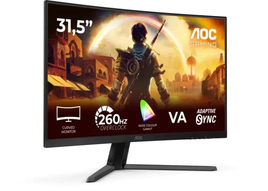 Monitor AOC C32G42ZE 260Hz OC Full HD VA 31.5inch Negru — imaginea 3