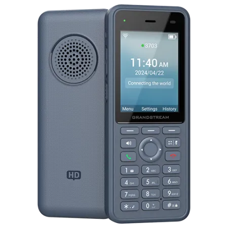Telefon IP Profesional Grandstream WP836 Wi-Fi6 Dual Band Baterie 3000mAh IP67 Albastru