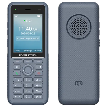 Telefon IP Profesional Grandstream WP836 Wi-Fi6 Dual Band Baterie 3000mAh IP67 Albastru