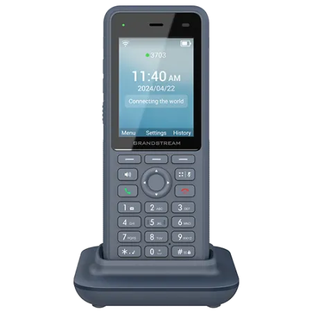 Telefon IP Profesional Grandstream WP836 Wi-Fi6 Dual Band Baterie 3000mAh IP67 Albastru