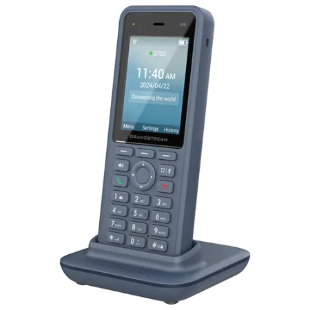 Telefon IP Profesional Grandstream WP836 Wi-Fi6 Dual Band Baterie 3000mAh IP67 Albastru