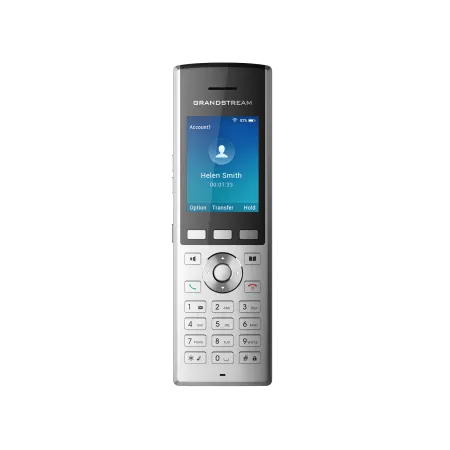 Telefon IP Profesional Grandstream WP820 Wi-Fi Dual Band Android Baterie 1500mAh Argintiu/Negru