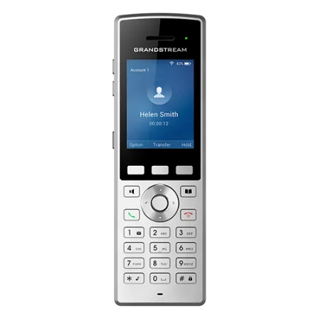 Telefon IP Profesional Grandstream WP822 Wi-Fi Dual Band Baterie 2000mAh Argintiu/Negru