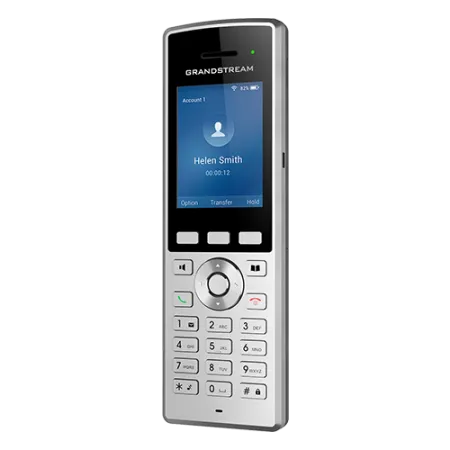 Telefon IP Profesional Grandstream WP822 Wi-Fi Dual Band Baterie 2000mAh Argintiu/Negru