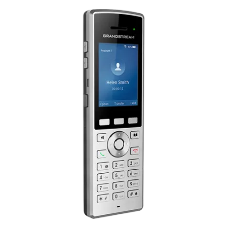 Telefon IP Profesional Grandstream WP822 Wi-Fi Dual Band Baterie 2000mAh Argintiu/Negru