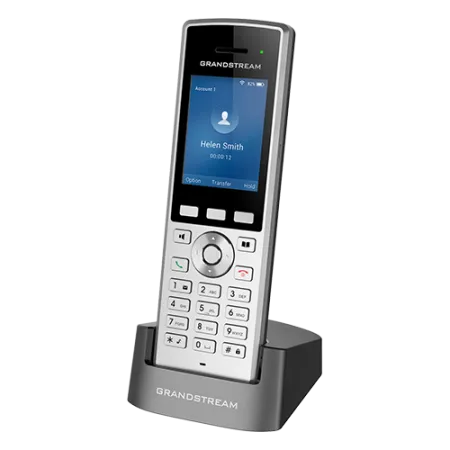 Telefon IP Profesional Grandstream WP822 Wi-Fi Dual Band Baterie 2000mAh Argintiu/Negru