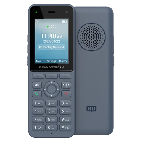 Telefon IP Profesional Grandstream WP826 Wi-Fi6 Dual Band Baterie 3000mAh Albastru
