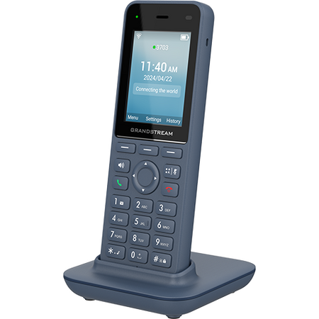 Telefon IP Profesional Grandstream WP826 Wi-Fi6 Dual Band Baterie 3000mAh Albastru