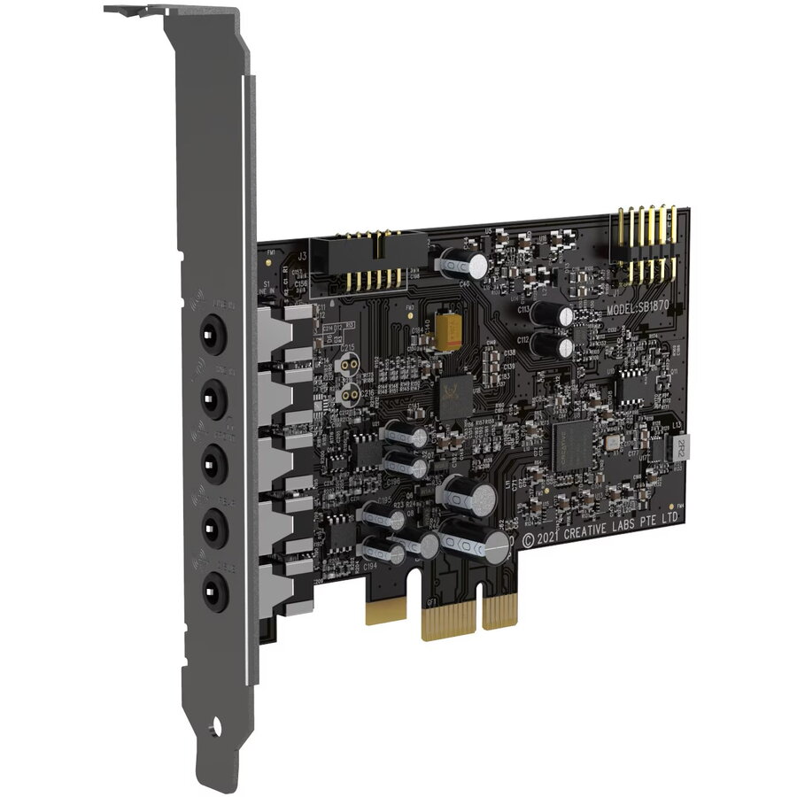 Placa de Sunet 70SB187000000 Sound Blaster Audigy FX v2 - PCIe Negru