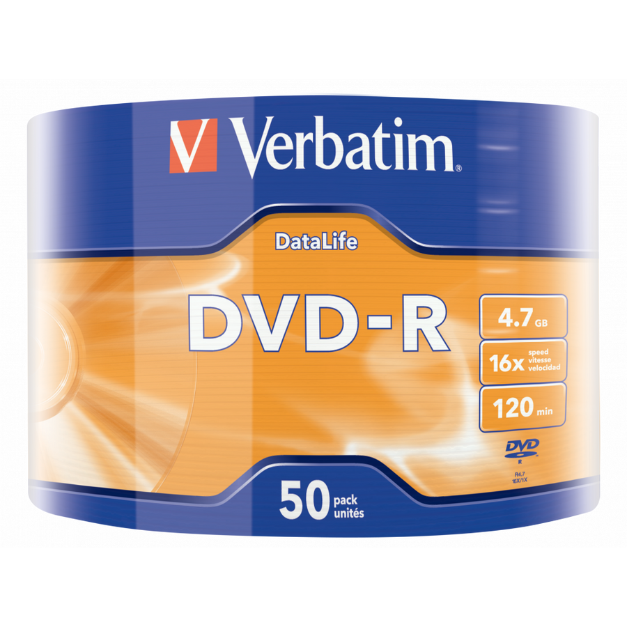 Mediu Optic DVD-R DATALIFE 16x 4.7GB SHRINK 50