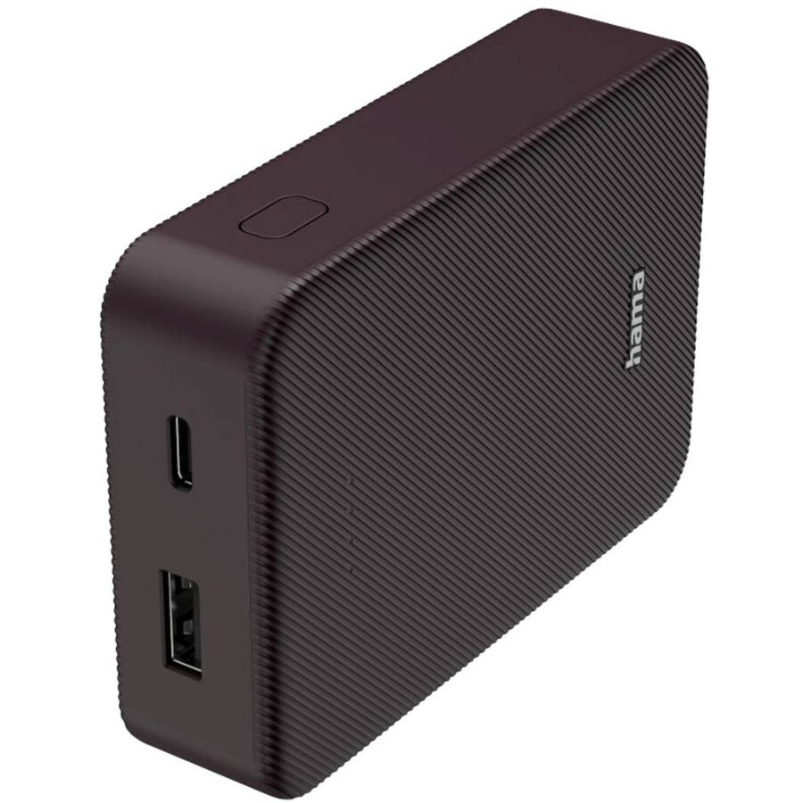 Acumulator Extern Colour 10 Capacitate 10000mAh 1x USB-C 1x USB-A Mov