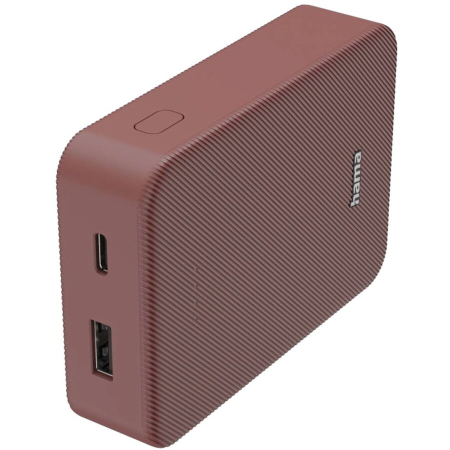 Acumulator Extern Colour 10 Capacitate 10000mAh 1x USB-C 1x USB-A Rosu