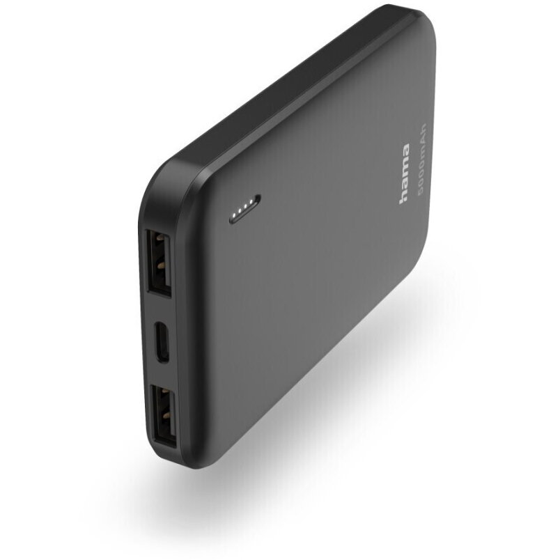Acumulator Extern Pocket 5 Capacitate 5000mAh 2x USB-A Antracit