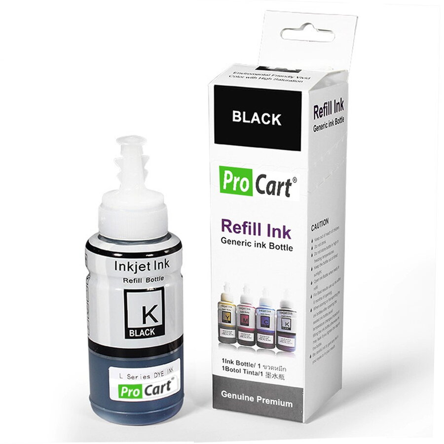 Cerneala Refill Foto Dye  pentru Epson Seria L673 Negru