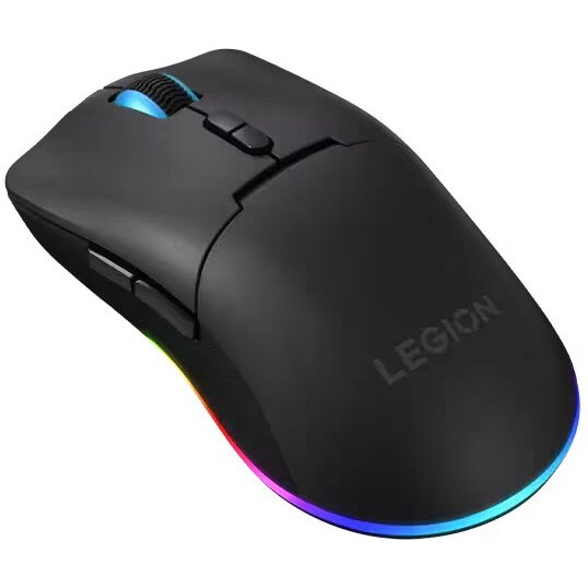 Mouse Gaming Lenovo Legion M220, Wireless, Wired, Bluetooth, iluminare RGB (Negru) - imagine 2