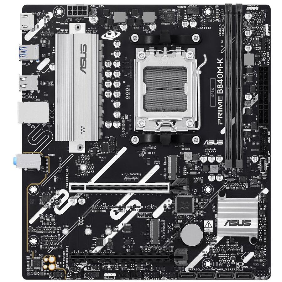 Placa de baza PRIME B840M-K AMD B840 Socket AM5 micro ATX