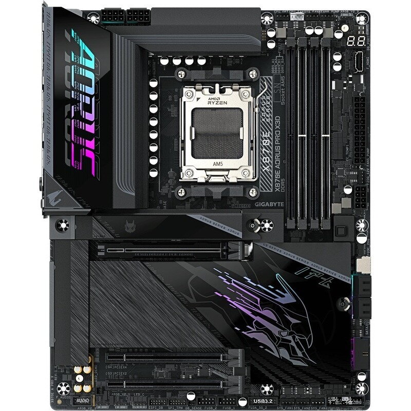 Placa de baza Gigabyte X870E AORUS PRO X3D — imaginea 3