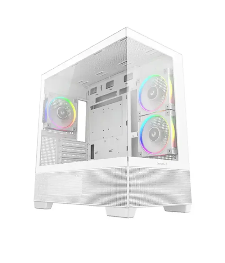 Carcasa Deepcool CG380 3F Midi Tower RGB Alb