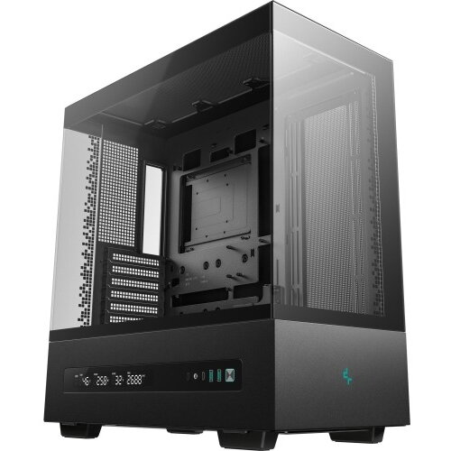 Carcasa Deepcool CH690 DIGITAL, Middle Tower, Tempered glass, Negru - imagine 2