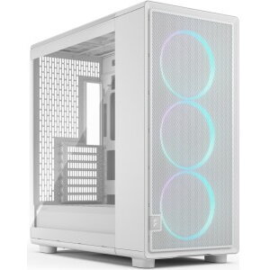 Carcasa Fractal Design Epoch XL RGB Clear Tint, Full Tower, Fara sursa (Alb) - imagine 2