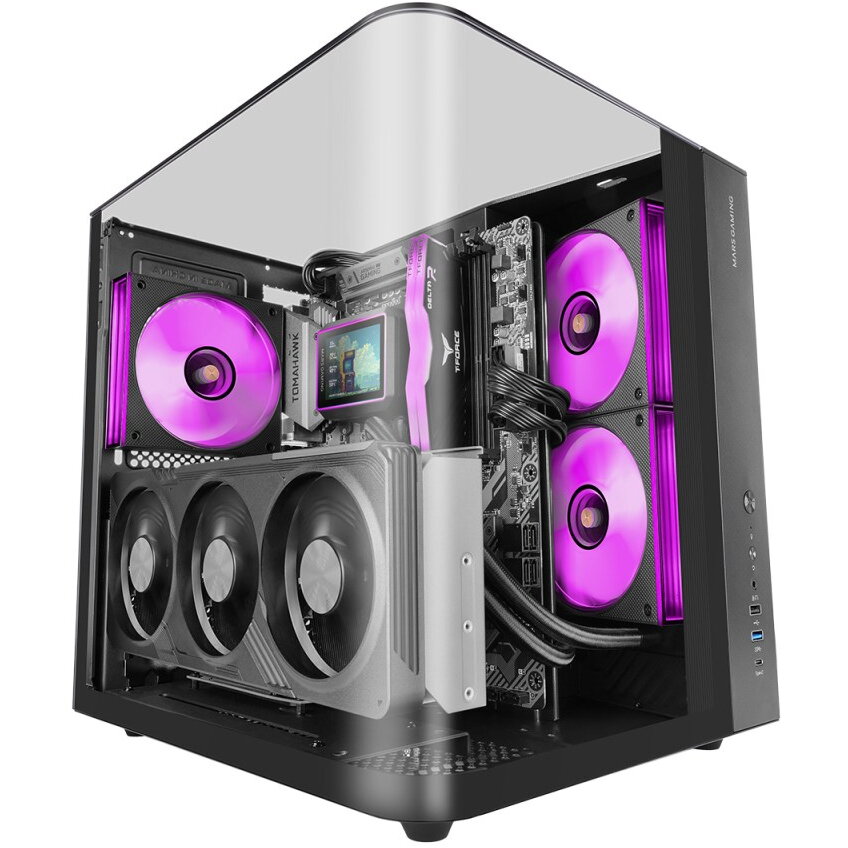 Carcasa Mars Gaming MC-INFINIOLITE Midi Tower Black