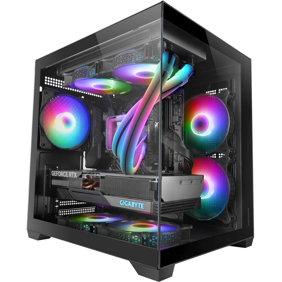 Carcasa Mars Gaming MC-VIEW2 Mini Tower Black