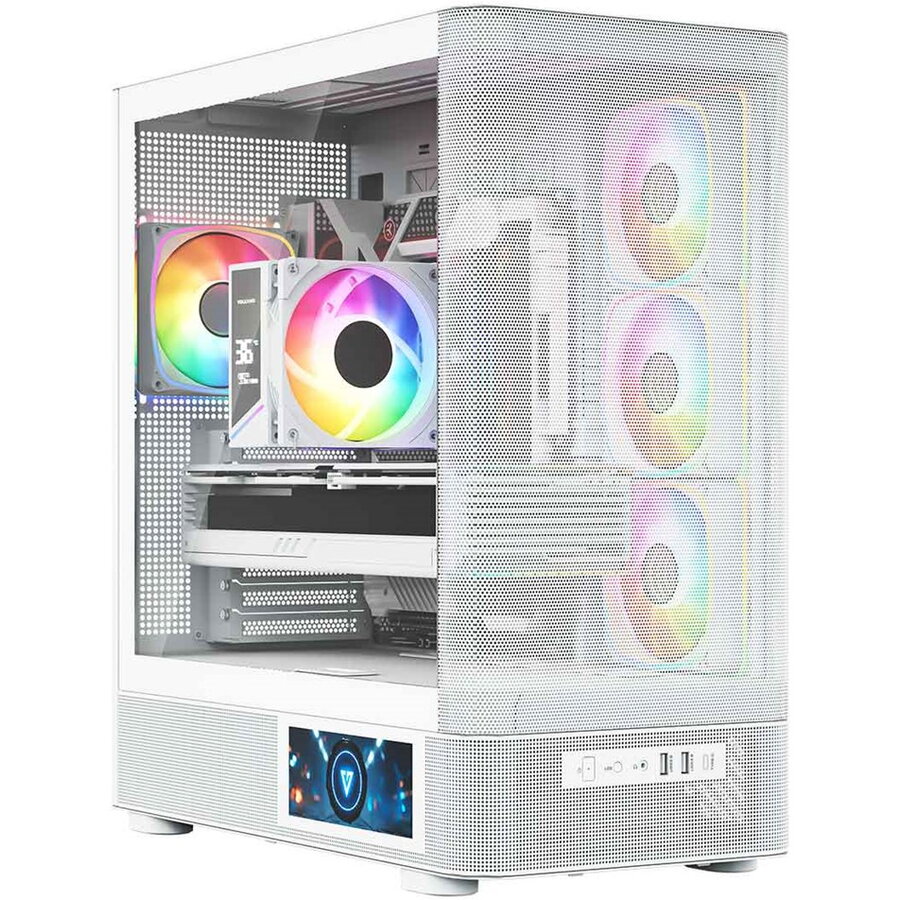 Carcasa Volcano Volcano AQ400 ARGB Midi White