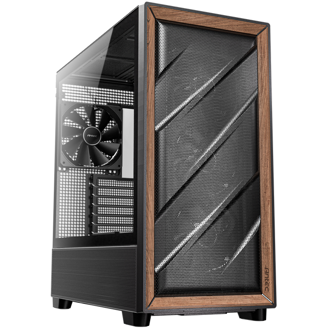 Carcasa Flux Midi-Tower E-ATX Tempered Glass Negru