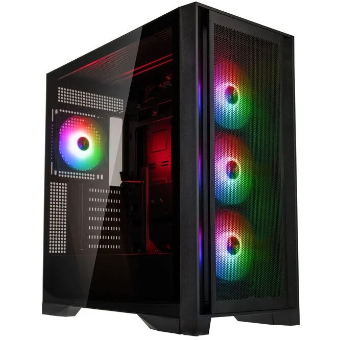 Carcasa GSI SmartAssembly ARGB Mesh E-ATX 850W Gold Negru