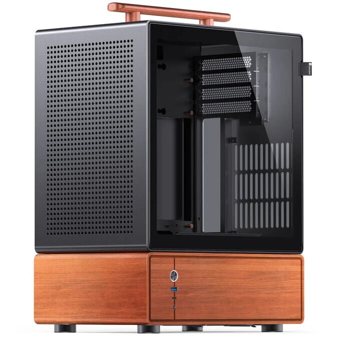 Carcasa T7 Midi-Tower mATX Tempered Glass Negru