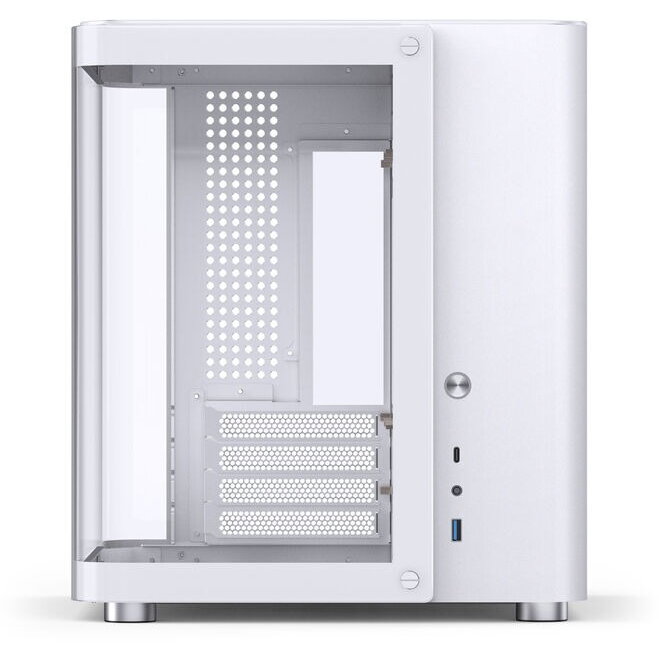 Carcasa TK-1 2.0 Micro-ATX Tempered Glass Alb