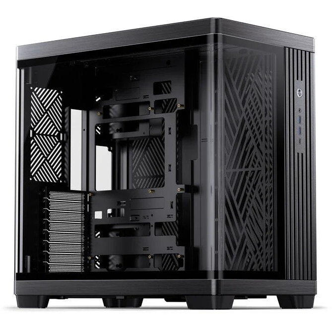 Carcasa TK-4 Midi-Tower ATX Tempered Glass Negru