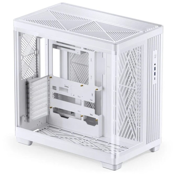 Carcasa Jonsbo TK-4 Midi-Tower ATX Tempered Glass Alb — imaginea 2