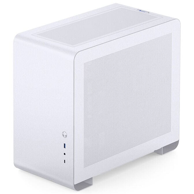 Carcasa U4 Mini Micro-ATX Tempered Glass Alb
