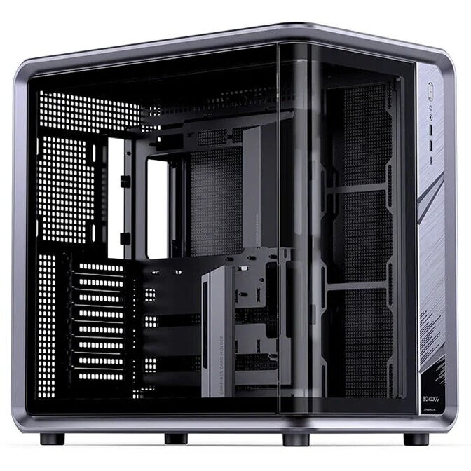 Carcasa BO400CG Midi-Tower ATX Tempered Glass Gri