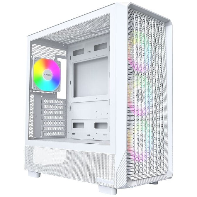 Carcasa X5 Midi-Tower E-ATX ARGB Tempered Glass Alb