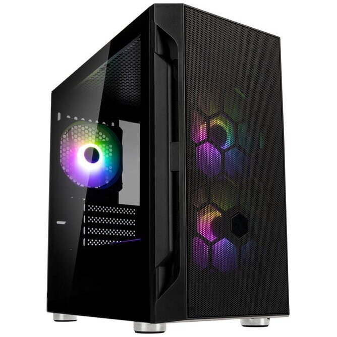 Carcasa Fara H1M PRO Micro-ATX ARGB Negru