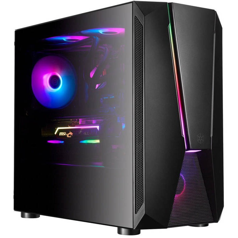 Carcasa Fara V1M Pro Micro-ATX ARGB Tempered Glass Negru