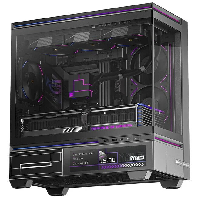 Carcasa TL-M10 Vision PC Mini mATX Tempered Glass Negru