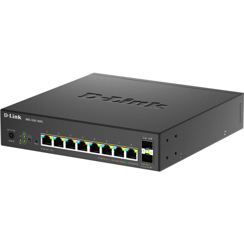 Switch 8P GB 2P SFP Smart Managed PoE Negru