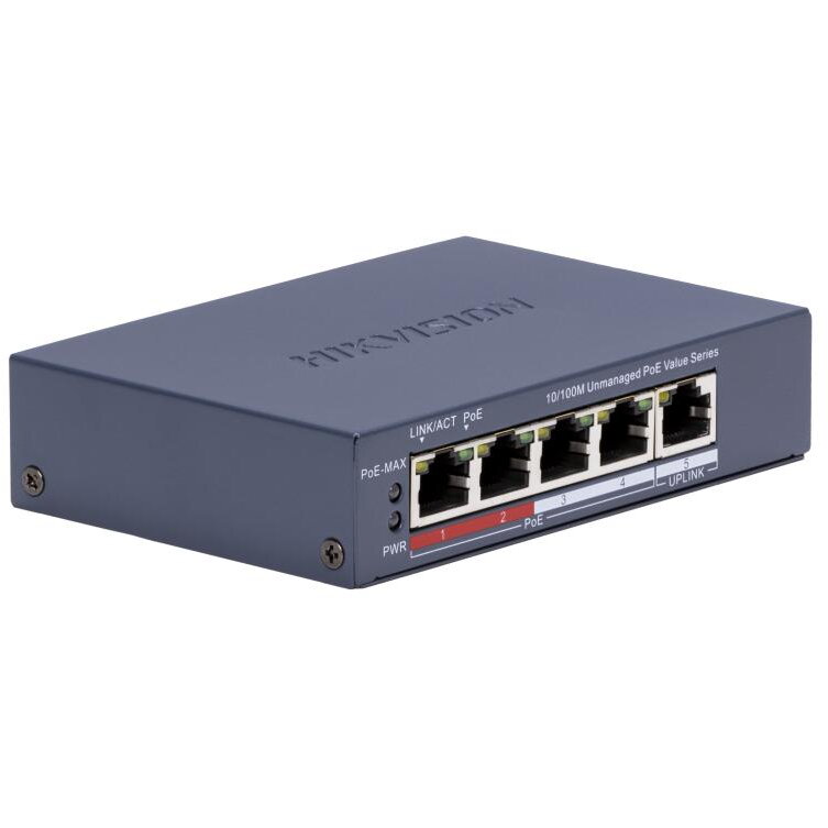 Switch 4P UnManaged PoE Albastru